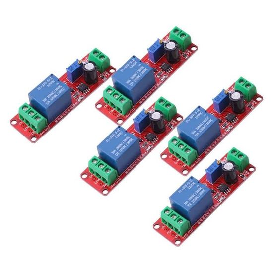 Module Minuteur Relais à Retard Réglable - Alimentation DC 12V - Neuf - Pour Projets électroniques