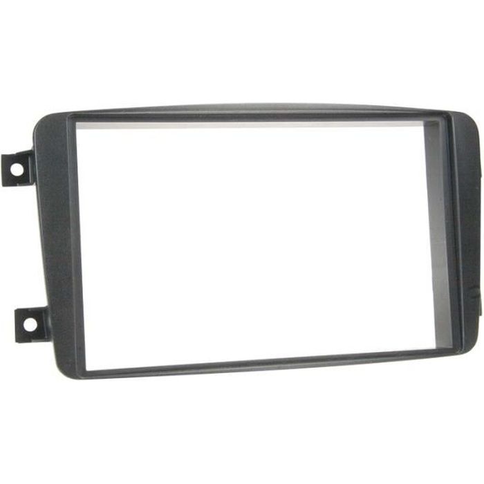 Adaptateur de façade 2-DIN Mercedes Classe C / CLK/ Vito / Viano noir