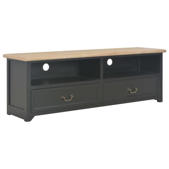 Fairytale Meuble TV Noir 120 x 40 x 30 cm Bois