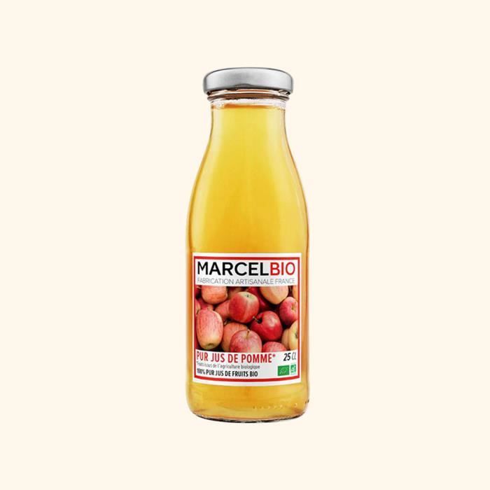 MARCEL BIO - Pur Jus de Pomme Bio 25cl