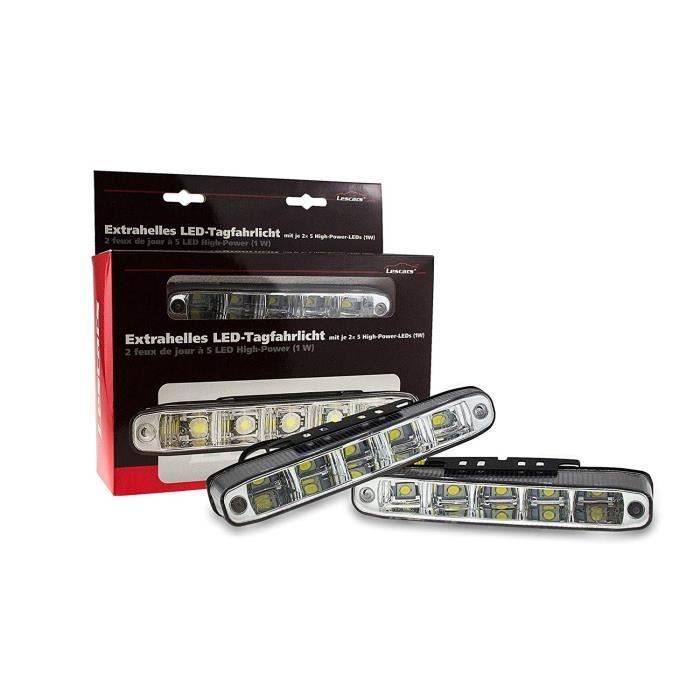 TL03 - POWER PUISSANCE SMD LED Voiture Feux de Jour Lampe Anti-brouillard Phare Avant Projecteur LED feux diurnes Feu de navigati