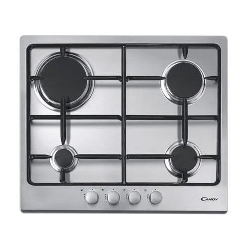 Candy CPG 64 SW PX, Intégré, Cuisinière à gaz, Acier inoxydable, Acier inoxydable, Fonte, 1000 W