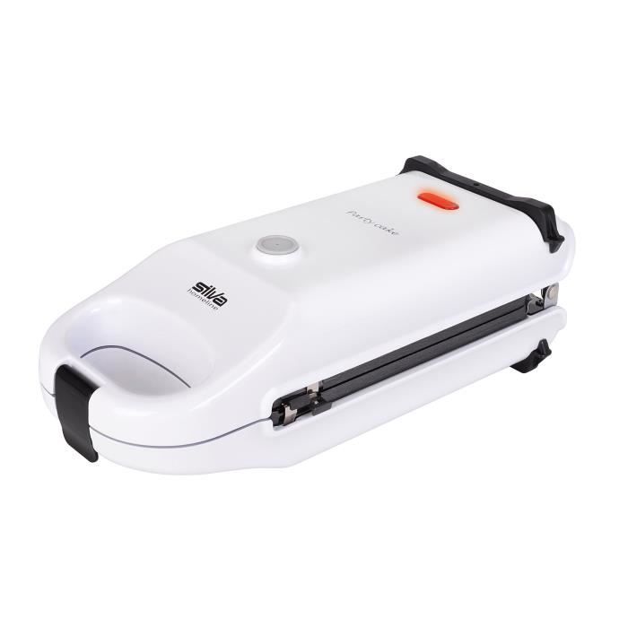 Silva Homeline de cm 303 Donuts-gaufré & Cake Pop Maker, acier inoxydable, blanc