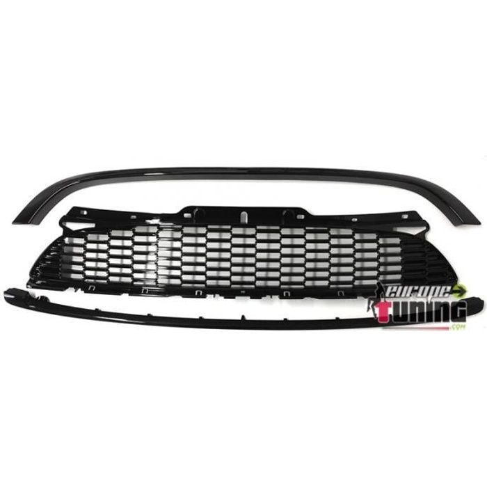 CALANDRE SPORT NOIRE BRILLANTE JCW POUR MINI COOPER S R55 R56 R57 R58 R59 (04772)