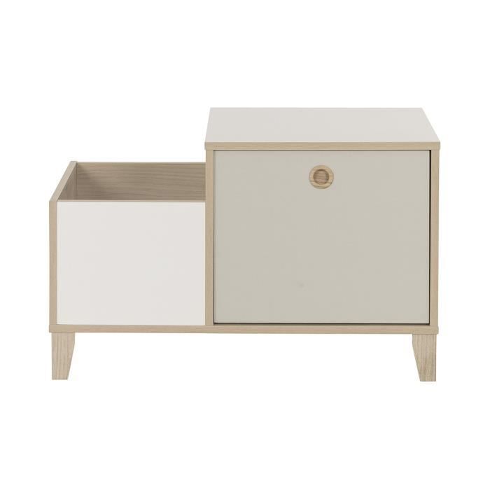 Coffre 1 niche Galipette Lora - Blanc