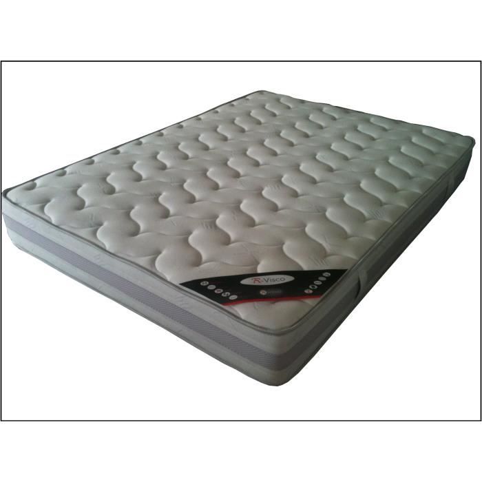 matelas ressorts + mousse viscoélastique 160 x 200