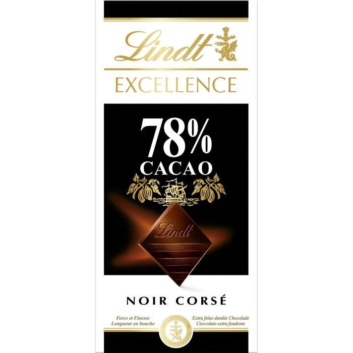 LINDT Chocolat noir extra fin - 10 g - DDM au 31/05/2021 - DDM au 31/07/2021