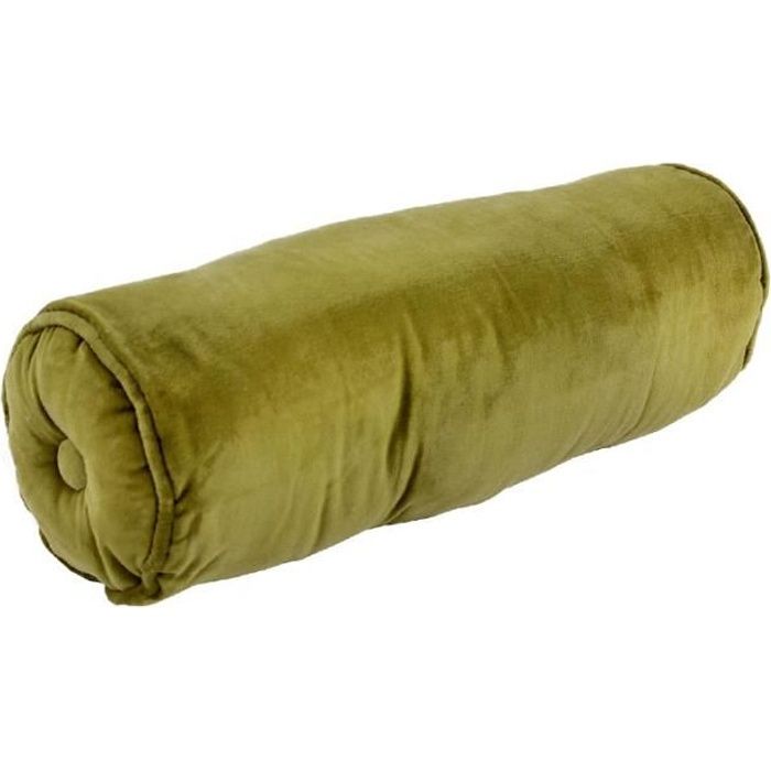 Polochon ARTHUR Vert mousse Velours de coton (5...