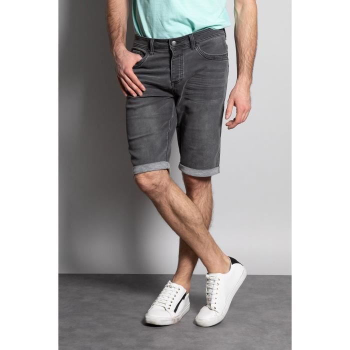 DEELUXE Short jogg jean délavé BART Grey Used