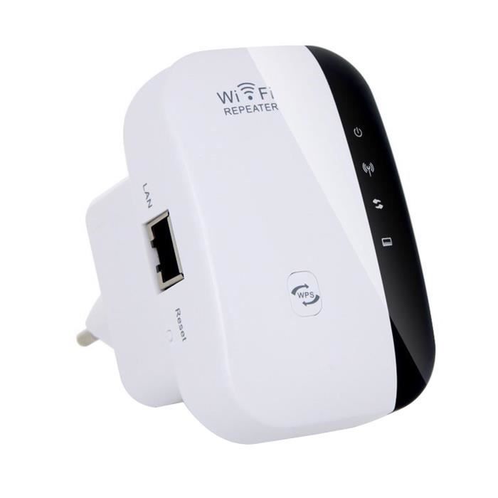 Repeteur / Booster de signal sans fil WiFi extender 300M WLAN 802.11n/g/b WPS