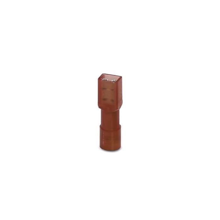 Cosse clip 2.8 mm x 0.5 mm Phoenix Contact 3240534 0.5 mm² 1.5 mm² entièrement isolé rouge 50 pc(s)