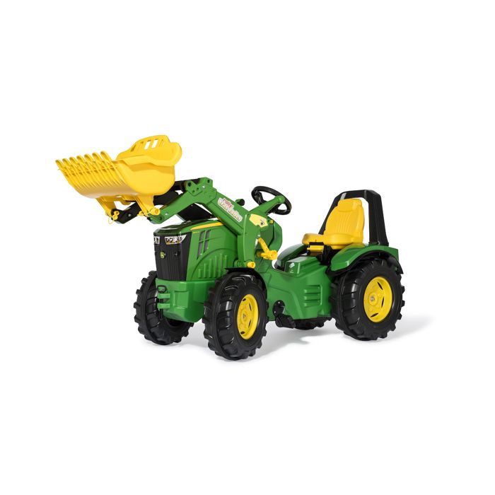 ROLLY TOYS - 651047 - Tracteur à pédales X-Trac Prémium JOHN DEERE 8400R + pelle