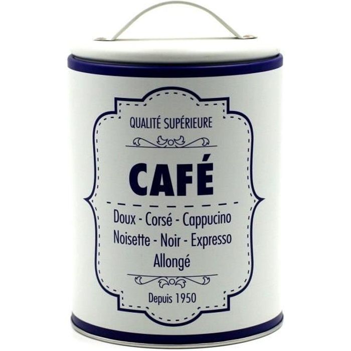 Boîte de Rangement en Métal Petit Modèle – Café