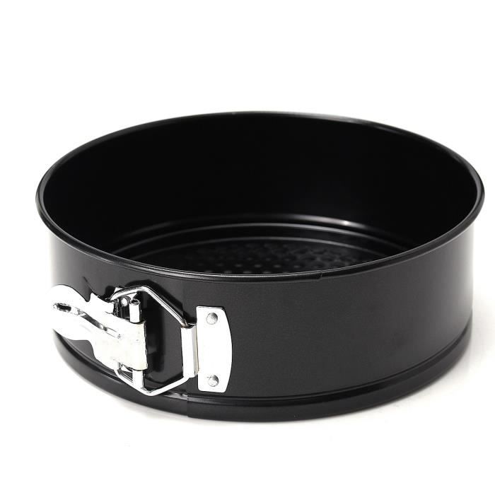 TEMPSA Noir Moule A Gâteau Rond Antiadhésif Pâtisserie Cuisine en Fer inoxydable dia 200mm