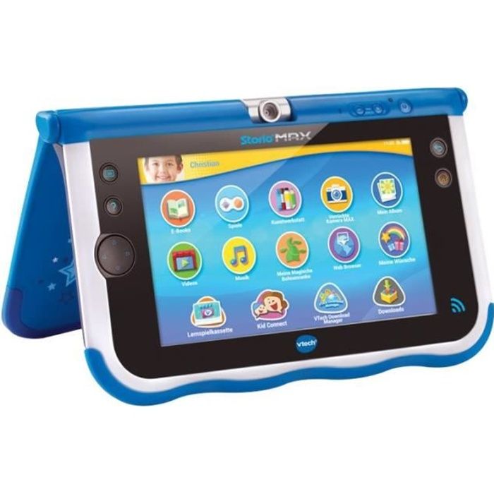 VTech StorioMax 7 Tablette Android 4.2.2 (Jelly Bean) 8 Go 7- (1024 x 600) Logement microSD bleu