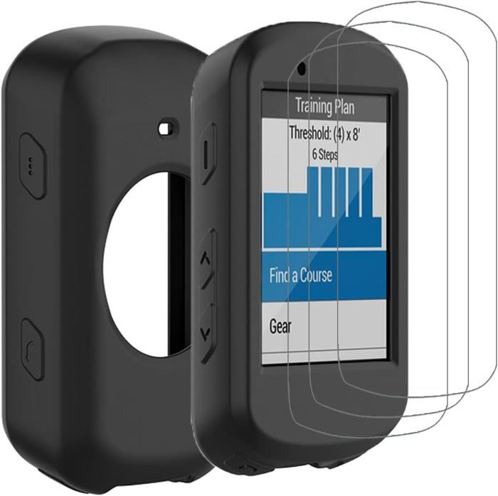 Protecteur D'écran Bruni Pour Garmin Edge 530 - 2 Films - Anti-rayures, Lavable, Made In Germany