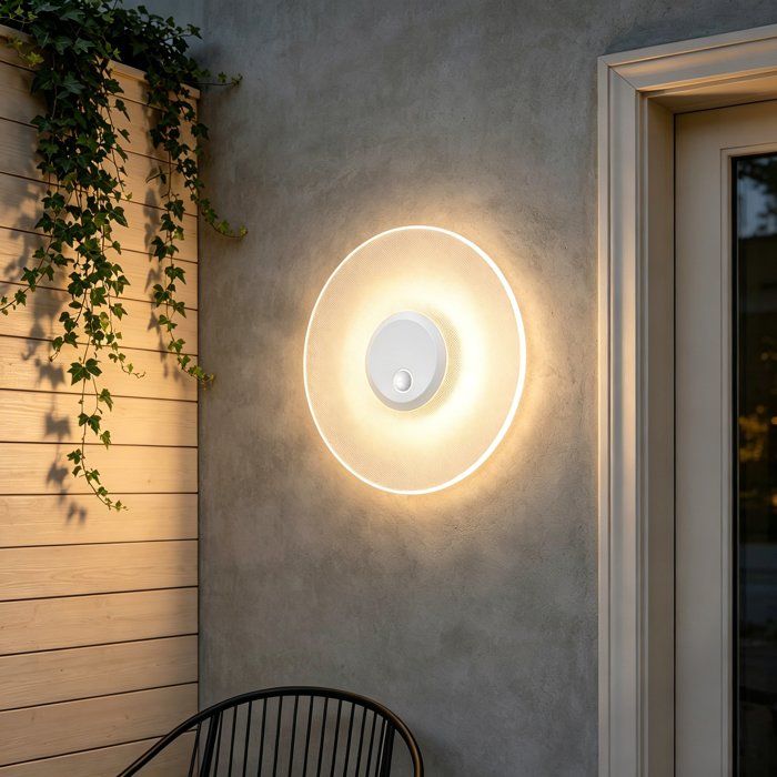 Mai & Mai Lampe sur Pied extérieur 300x65mm Blanc Lumiere Eclairage Extérieur LED IP65 Desgin LunaLights