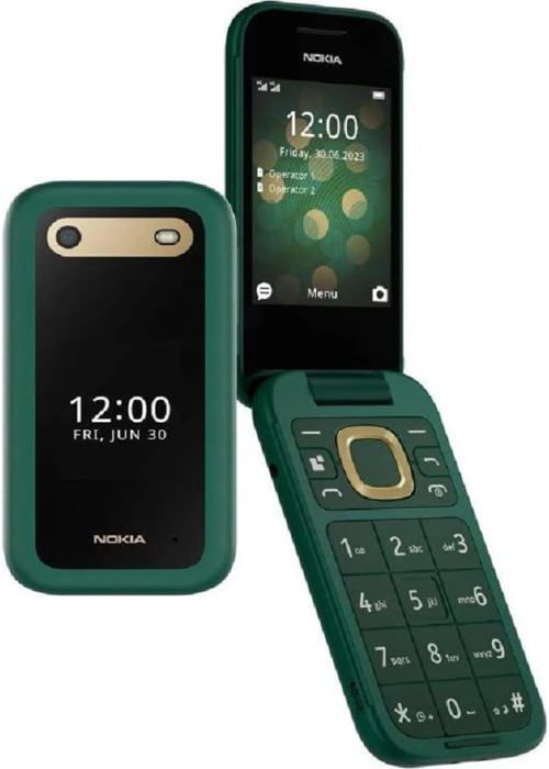 Nokia 2660 Flip TA-1469 DS DTC Lush Green Mobiele telefoon voor ouderen Mobiele telefoon voor studenten Nokia 2660 Flip TA-1469 DS DTC Lush Green Mobiele telefoon voor ouderen Mobiele telefoon voor studenten