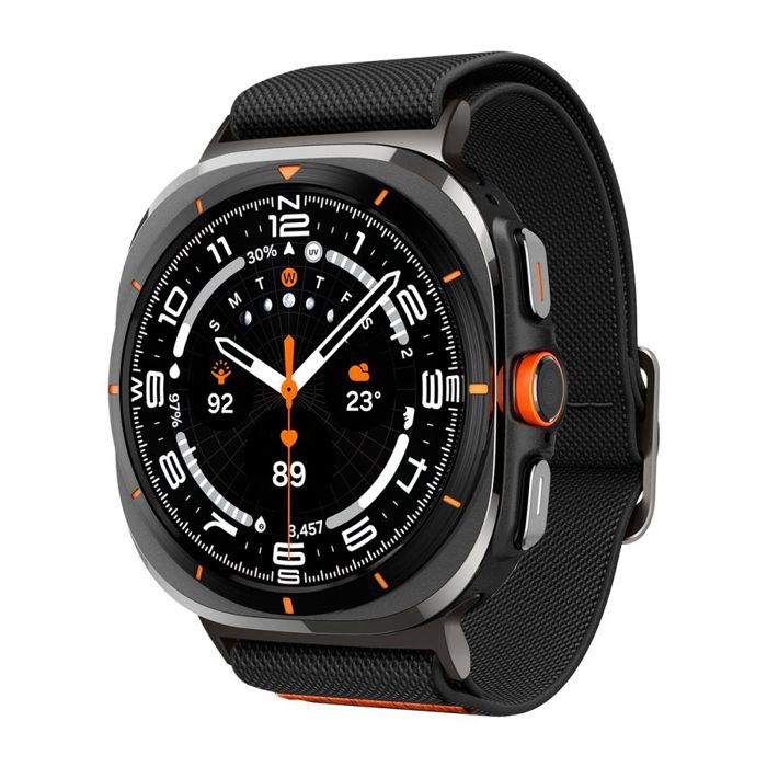 Bracelet pour Samsung Galaxy Watch Ultra 47mm - Spigen Fit Lite - Noir