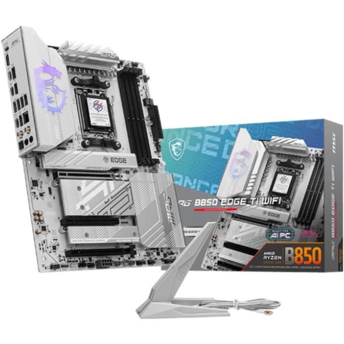 Carte mère - MSI - MPG B850 EDGE TI WIFI - AM5 - DDR5 - Wi-Fi 7