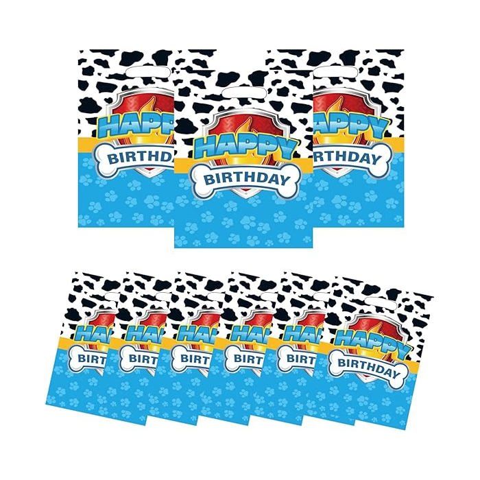 Lot de 10 Sachets Bonbons Cadeaux Pat Patrouille - Idéal pour Anniversaires et Fêtes