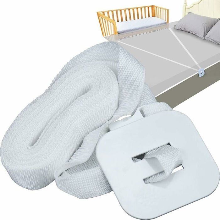 Sangle de lit cododo de 6 m rglable pour lit de bb fixation blanche pour literie sommier tapissier PZCC