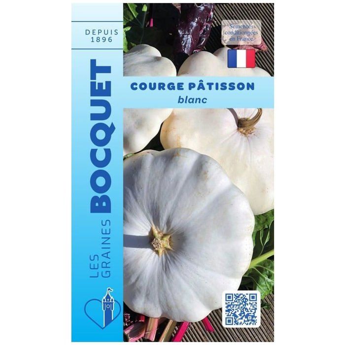 Graine - Semence - Courge Pâtisson blanc