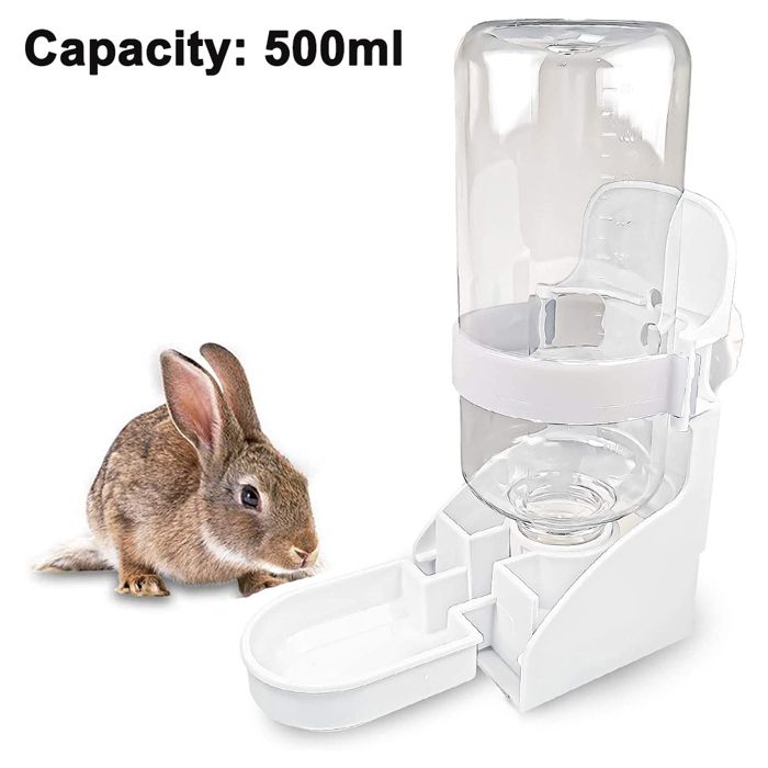 ZEAICOS Fontaine à eau suspendue pour lapin distributeur automatique deau sans fuite Label