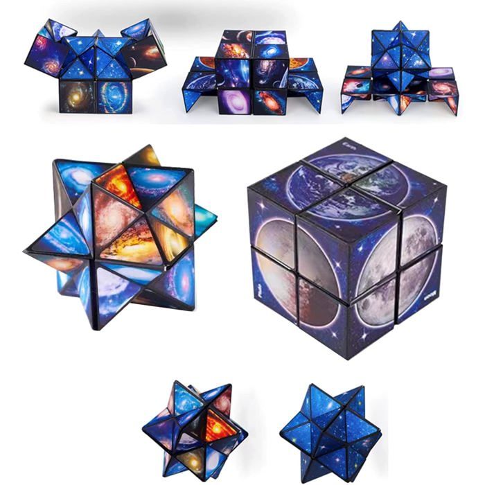 Fidget Toy Adultes Enfants Cube Magique,2 En 1 Infinity Cubes,3D Infinity Cubes Jouets,Cube De Cube Infinity Fidget Toy Adultes Enfants Cube Magique,2 En 1 Infinity Cubes,3D Infinity Cubes Jouets,Cube De Cube Infinity