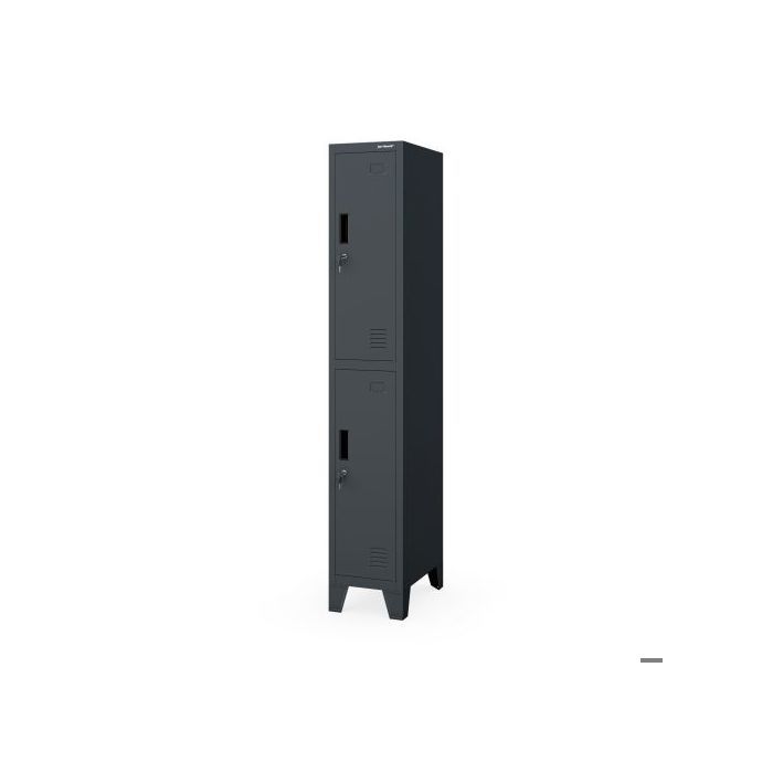 Armoire de sécurité pour vêtements de travail BARTEK 1 Plus 292 x 1720 x 450 mm anthracite
