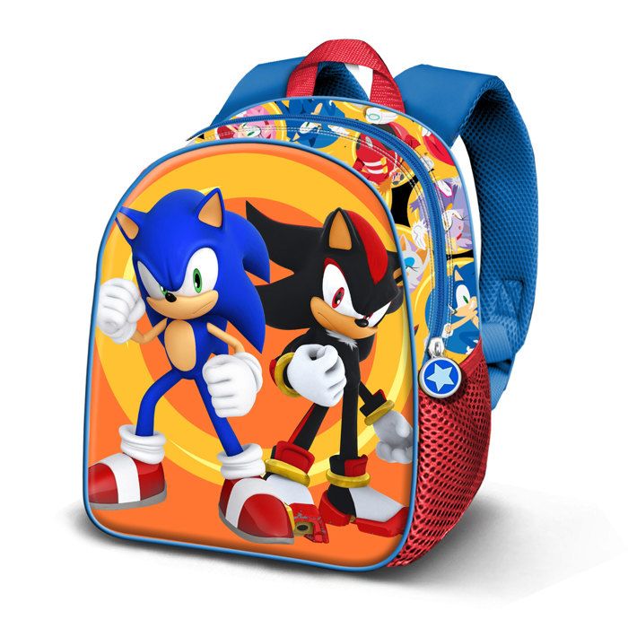 Sac à dos - KARACTERMANIA - 3D Elite Sonic - Multicolore - Dos et bretelles rembourrés - Poche latérale en filet Sac à dos - KARACTERMANIA - 3D Elite Sonic - Multicolore - Dos et bretelles rembourrés - Poche latérale en filet