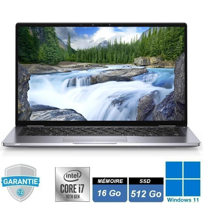 PC portable - DELL -Latitude -9410 - 14 - i7-10810U - RAM 16Go - SSD 512Go - 14p Tactile - Windows 11 Pro Reconditionné - Dell reconditionné disponible sur Cdiscount Seconde Vie