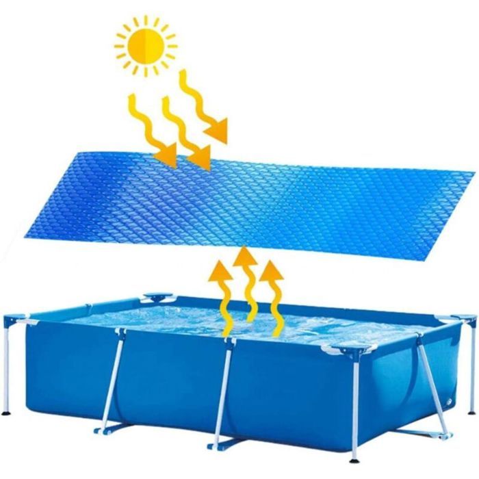 Bâche solaire pour piscines rectangulaires