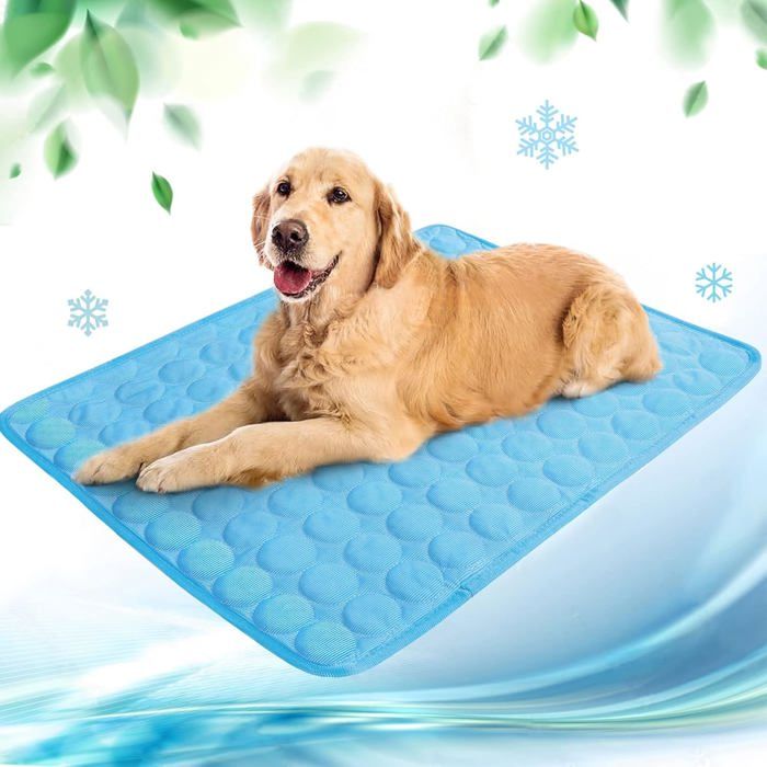 Tapis rafraîchissant pour chien Tapis rafraîchissant pour chat Bleu - produit de haute qualité et durable