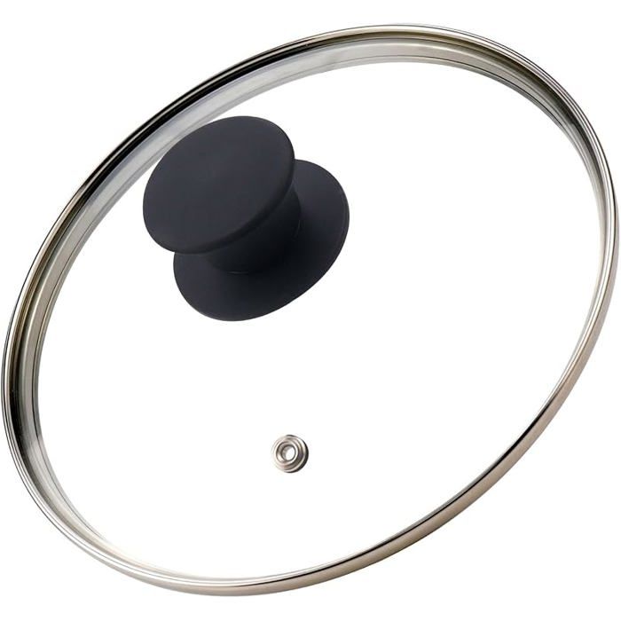 Couvercle universel pour casserolespoêles et poêlescouvercle en verre transparent de 21 cm avec poignée en 8 Inches