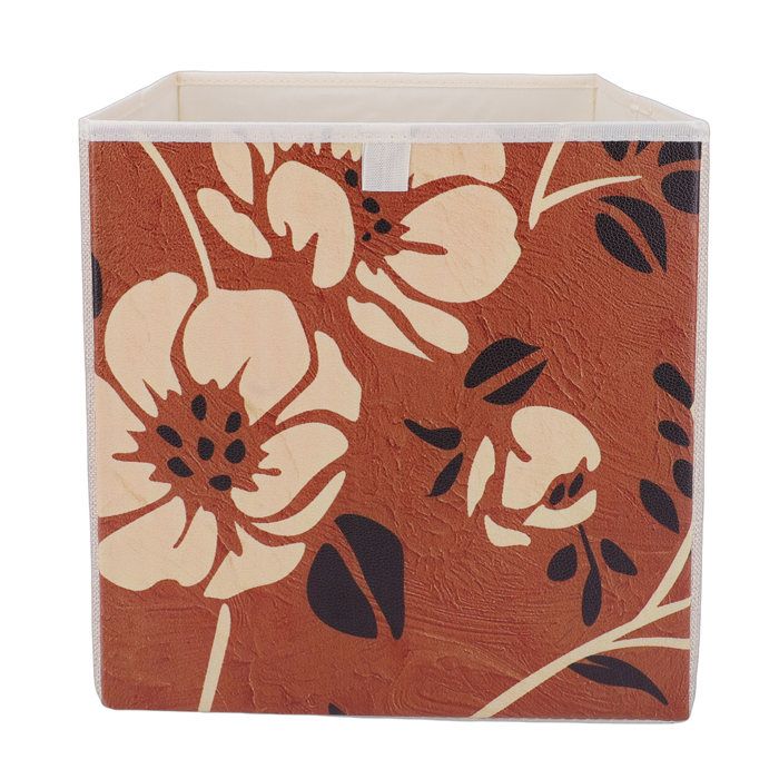 Boîte de rangement pliable organisateur de placard en lin et coton pour organiser les vêtements le bureau la maison les draps
