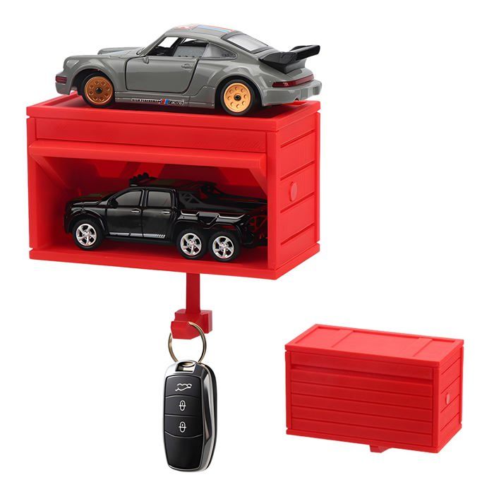 ganiseur de Clés Imprimé 3D Boîte à Clés de Pte de Garage Pte Clef Mural Pte-Clés de Garage pour Voiture pour Les  ARMOIRE A CLE