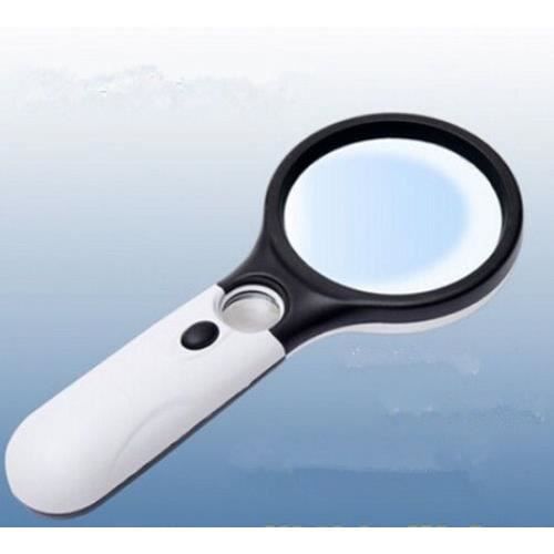 Loupe Illuminée 40x Avec Lumière LED - Pour Examen Bijoux (jade, Diamants), Timbres, Etc.