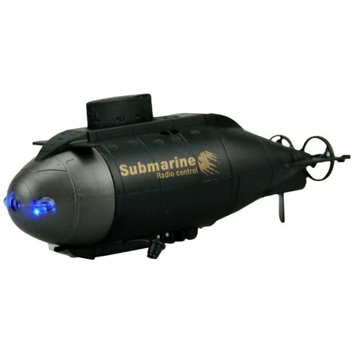 Mini sous-marin radiocommandé - Amewi - 26037 - Noir - 220g - LED