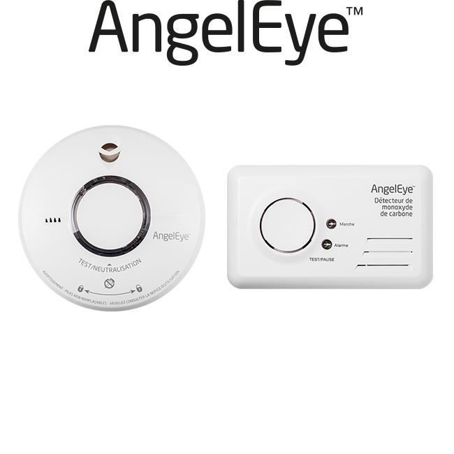 ANGELEYE- Détecteur combiné de fumée et CO SCB10-AE-BNLR GARANTIE 3 ANS