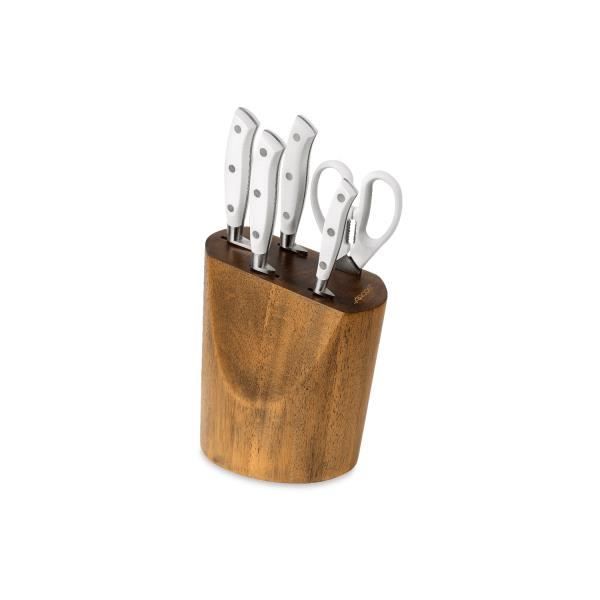 Bloc Couteaux De Cuisine 6 Pièces Bloc éventail Soft Touch, Pradel