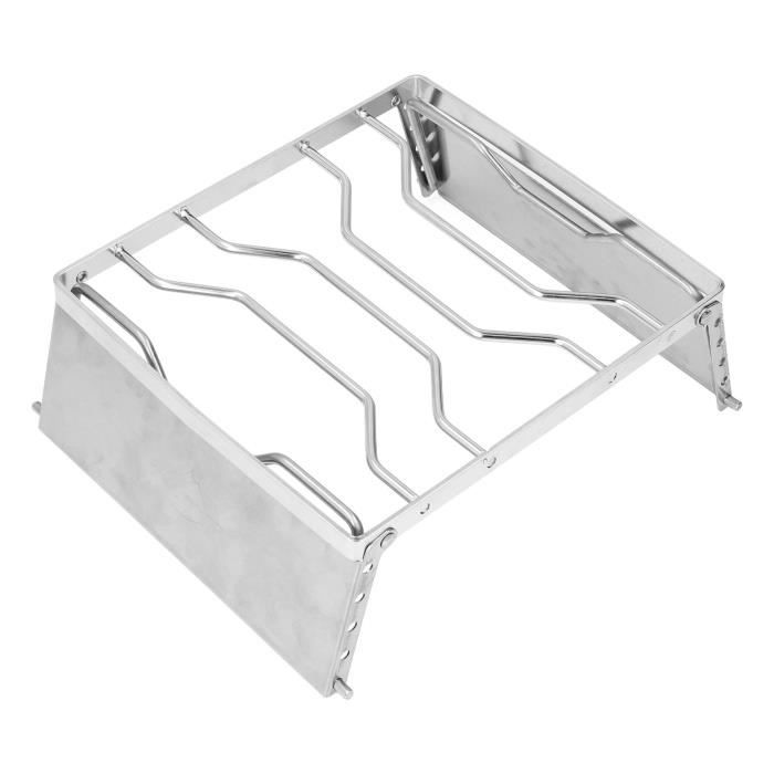 Atyhao Camping Barbecue Rack, Stable Grill Rack for Picnic jardin