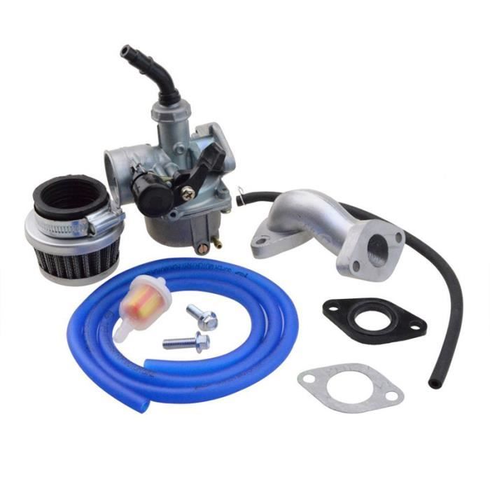 PZ19 Carburateur avec filtre à air Carburateur Rebuild Kit pour Honda XR CRF 50cc 70cc 90cc 110cc 125cc Mobylette ATV POLARIS Bleu