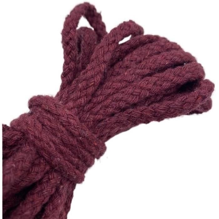 50M 6mm Macramé Corde Torsadée Corde De Coton Pour La Main Naturel Beige Corde Bricolage Maison Accessoires De Mariage Cadeau 87269840