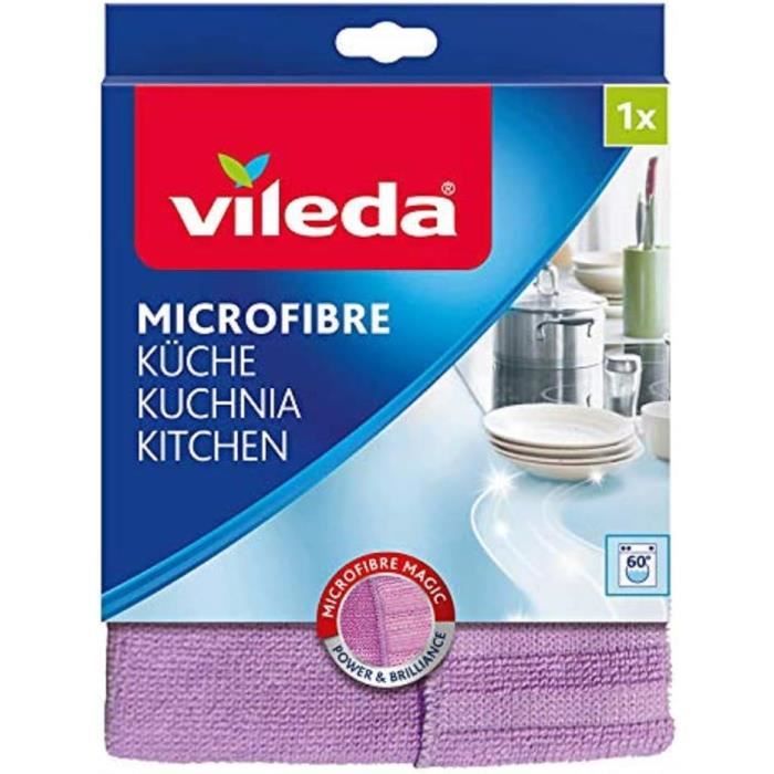 VILEDA Lavette cuisine - Microfibre - Cdiscount Maison