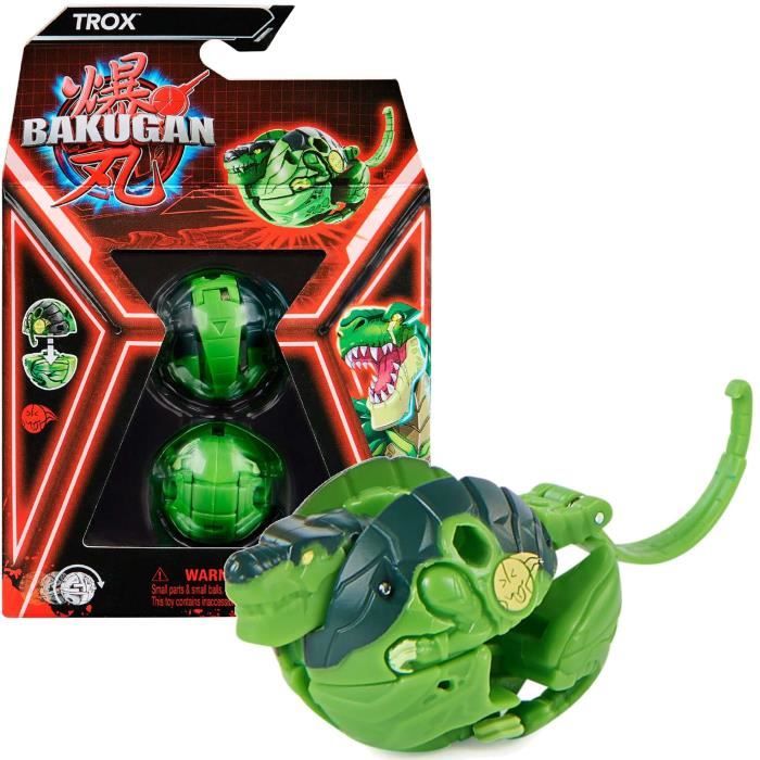 Jouet Bakugan Trox vert dinosaure transformable avec cartes - Spin Master -  Modèle Trox - Cdiscount Jeux - Jouets