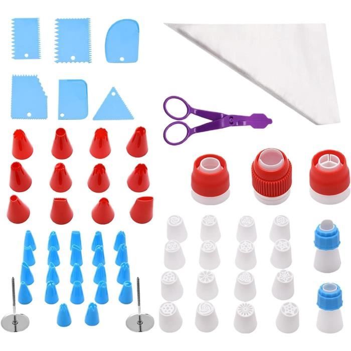 Ensemble De Seringues De Décoration De Dessert, Outil Distributeur De Glacage Decorateur De Dessert Professionnel Avec 7 Douilles De Glacage Pour Pousser Le Glacage Pour Decorer Le Four Pistolet De