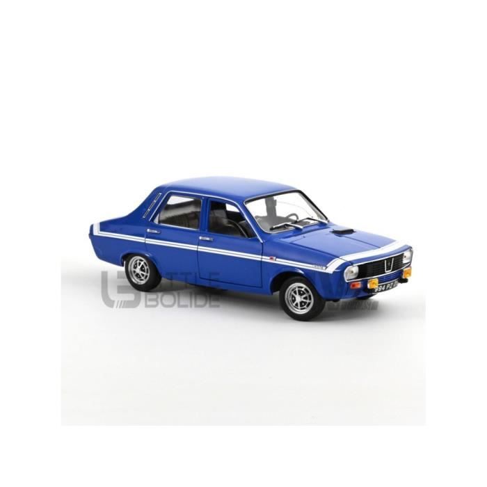 Voiture miniature de collection - NOREV - RENAULT 12 Gordini - Échelle 1/18 - 1971 - Bleu de France
