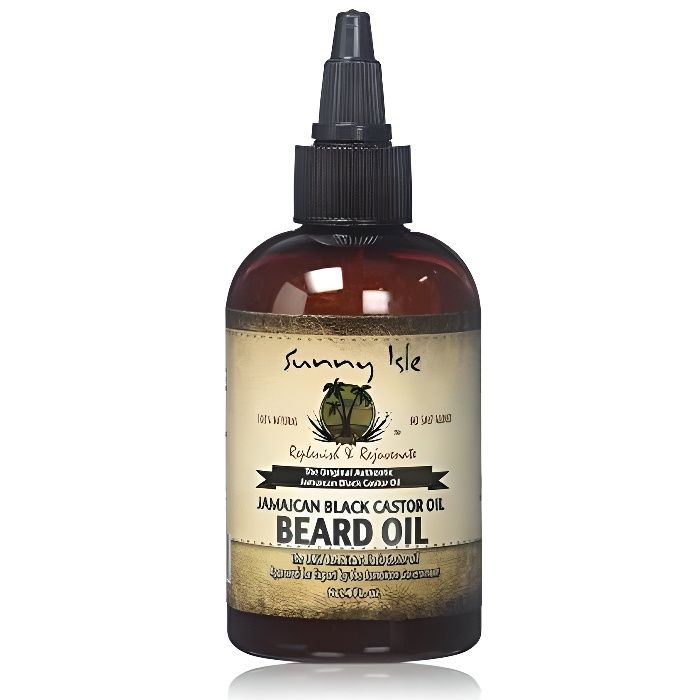 Huile de Barbe 118ml de Sunny Isle Huile de ricin