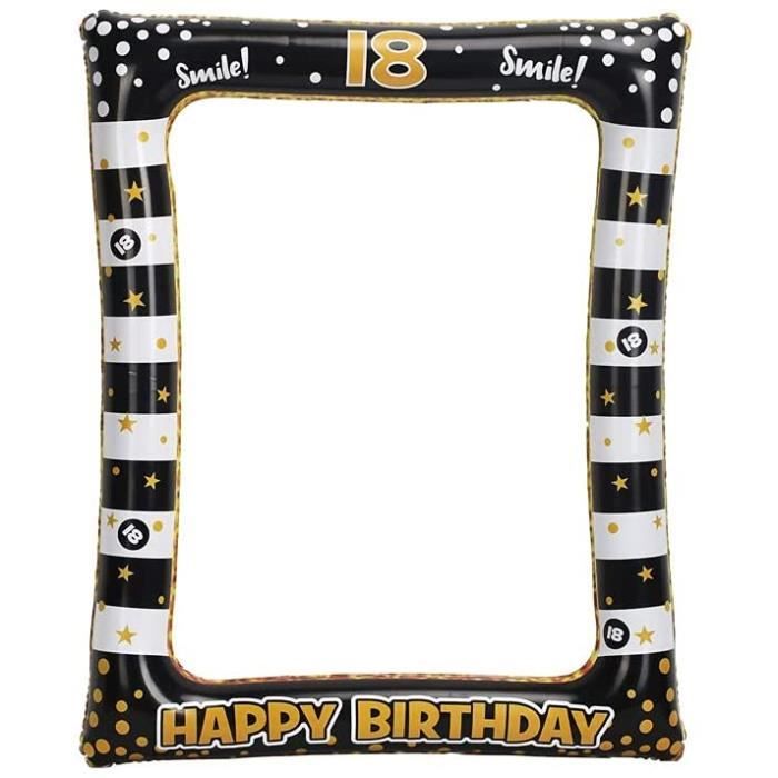 Cadre Selfie Cadre Photo Danniversaire Accessoires De Cabine Photo 18 Fournitures De Fte Danniversaire 18e Anniversairecadres 9963 Cdiscount Maison